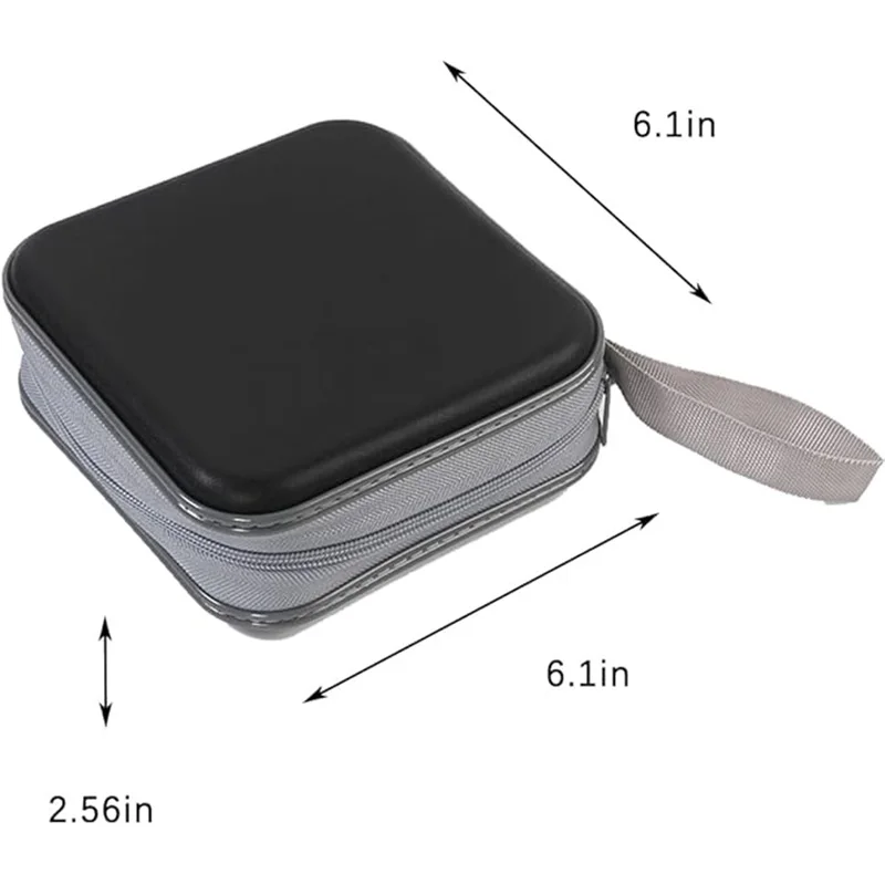 CD Case, DVDs Wallet Holder, CD/DVD Case Wallet 48 Discs Heavy Duty Bag Binder Storage Booklet Album thumbnail 6