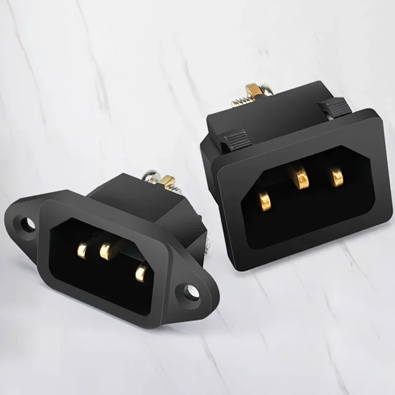 IEC 320 C13 C14 AC Inlet Power Plug Socket 250V 10A Fuse Red Lamp Rocker Switch Rewirable 3Pin Electrical Male Female Connector thumbnail 5