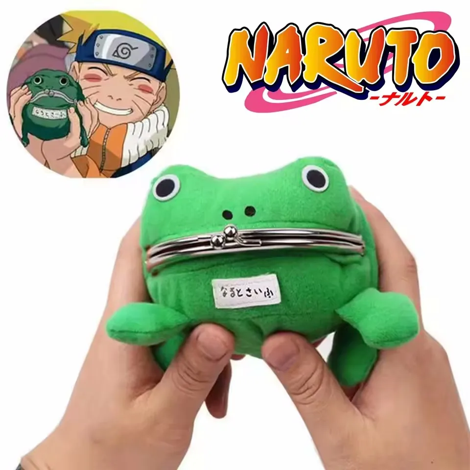 Naruto Frog Wallet Japanese Anime Frog Cute Wallet Cosplay Ninja Coin Purse Small Bag Holder thumbnail 3