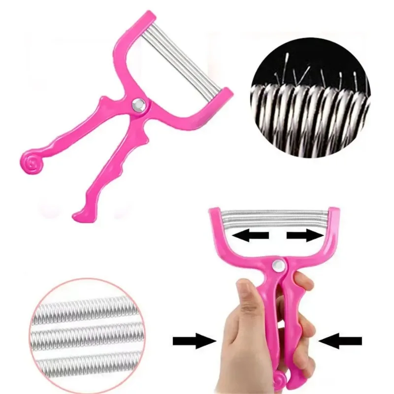 Facial Care Hair Remover Safe Handheld Spring Roller Female Hair Mustache Hair Removal Beauty Cleaning Reusable Depilation Tool thumbnail 3