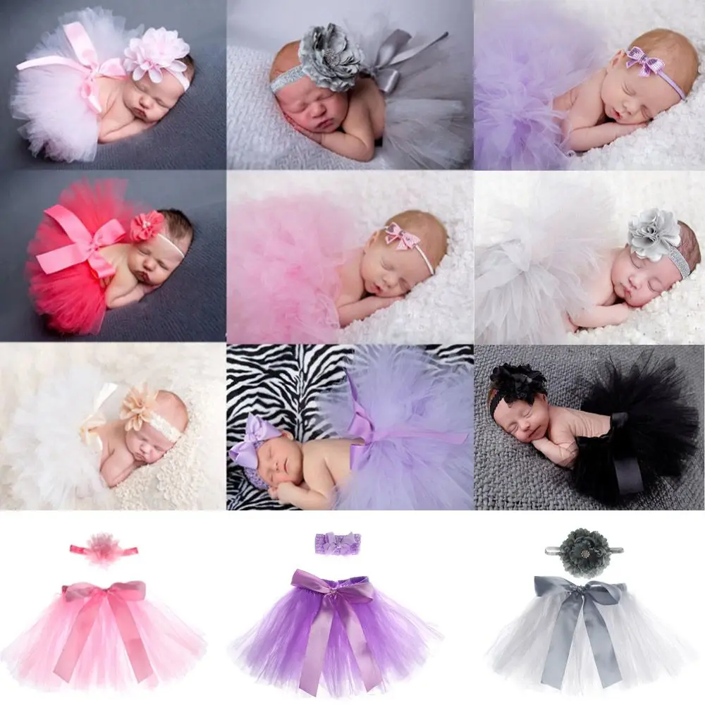 For Newborns Newborn Photography Accessories Costume For Babies Princess Baby Tutu Skirt Photography Accessories thumbnail 2