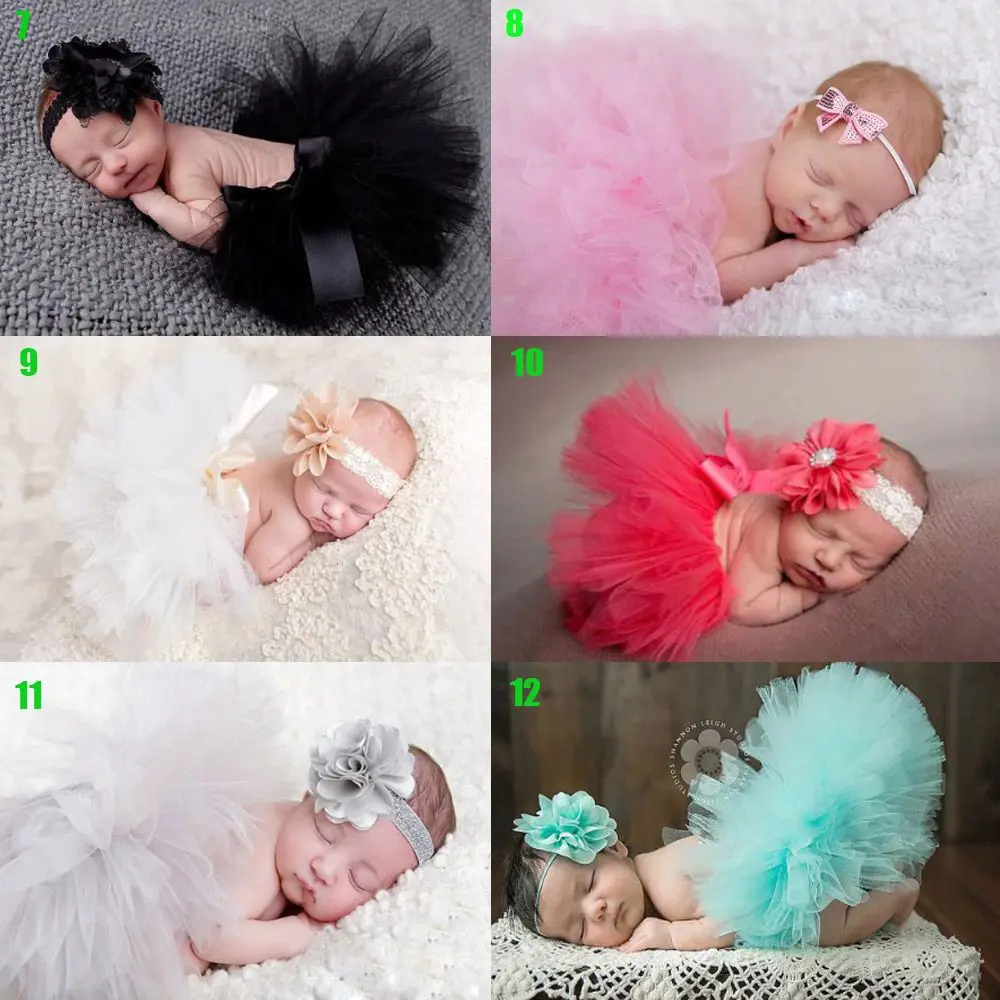 For Newborns Newborn Photography Accessories Costume For Babies Princess Baby Tutu Skirt Photography Accessories thumbnail 4