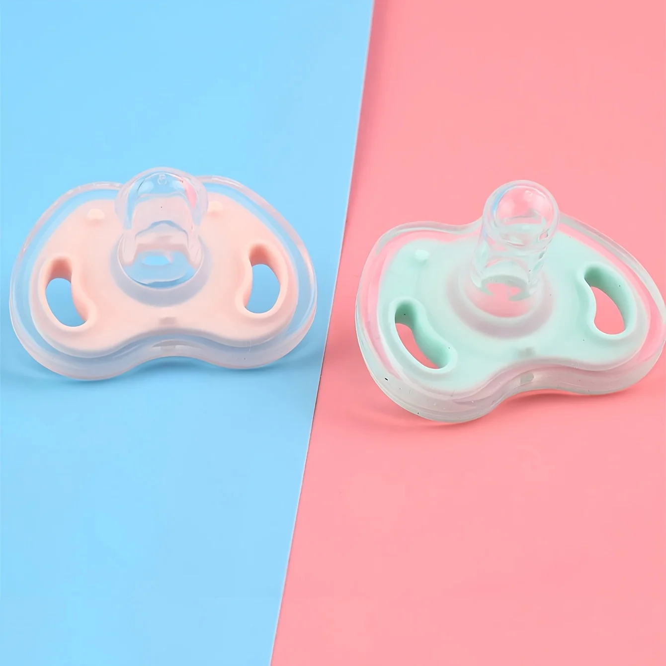 Soft Silicone Baby Pacifier, Newborn Soother