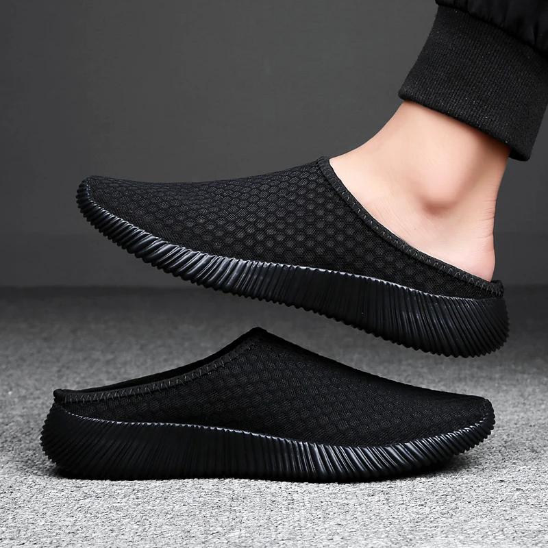 Summer Women's Mesh Shoes Breathable Slip-On Sneakers Comfortable Soft Sole Casual Walking Shoe Low-Top Fabric Walking For Lady thumbnail 2