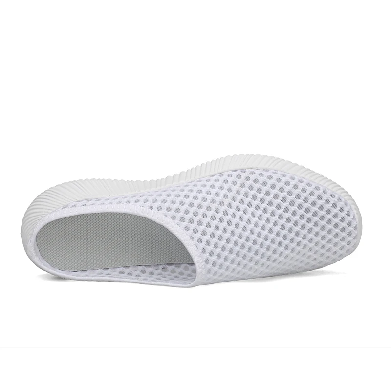 Summer Women's Mesh Shoes Breathable Slip-On Sneakers Comfortable Soft Sole Casual Walking Shoe Low-Top Fabric Walking For Lady thumbnail 5