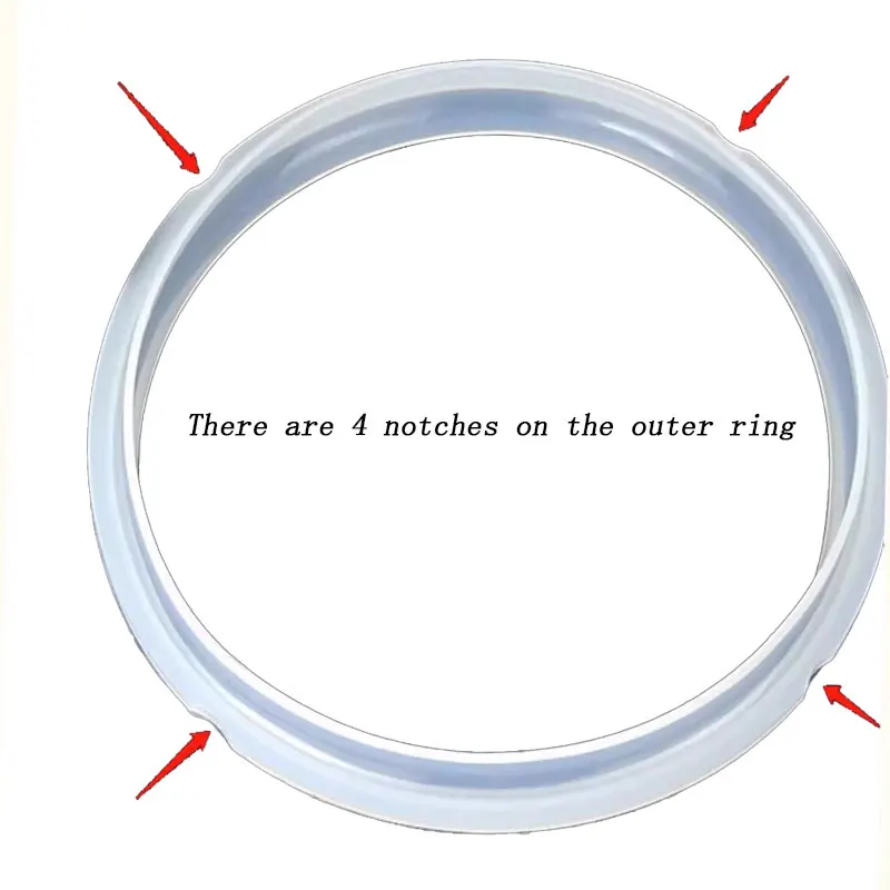 1 Pcs 22cm Food Grade Silicone Rubber Gasket Sealing Ring  For Electric Pressure Cooker Parts 5 Liters And 6 Liters thumbnail 3