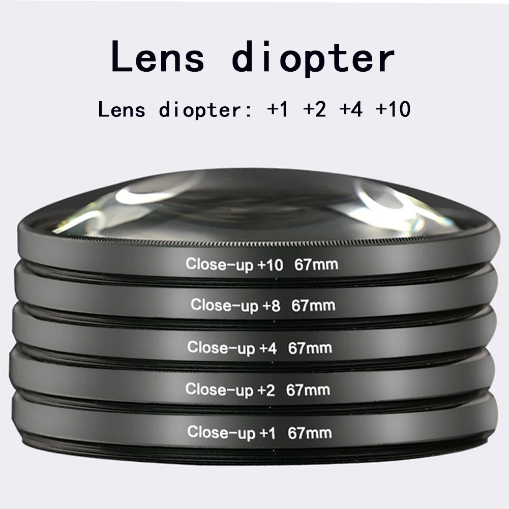 MYOBO Close Up Macro Filter +1 +2 +4 +10 for DSLR SLR Camera Close-up Len Filters - 37 40.5 43 46 49 52 55 58 62 67 72 77 82 mm thumbnail 3