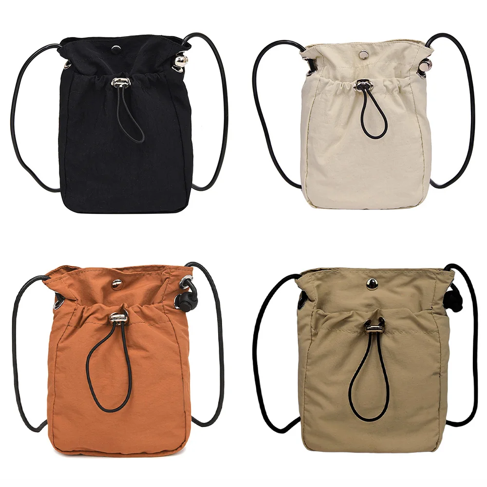 Nylon Crossbody Bag Soft Mini Phone Wallet Multifunctional Square Shoulder Bag Crossbody Purse Canvas Purse Messenger Bag thumbnail 2