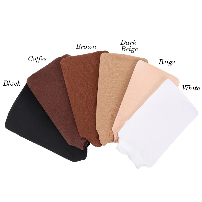 Yajukai New Stocking Cap For Wigs 2Pcs Cheap Hair Net For Wigs Bald Cap Beige Brown Nylon Stocking Wig Cap Stretchy Hair Cap thumbnail 2