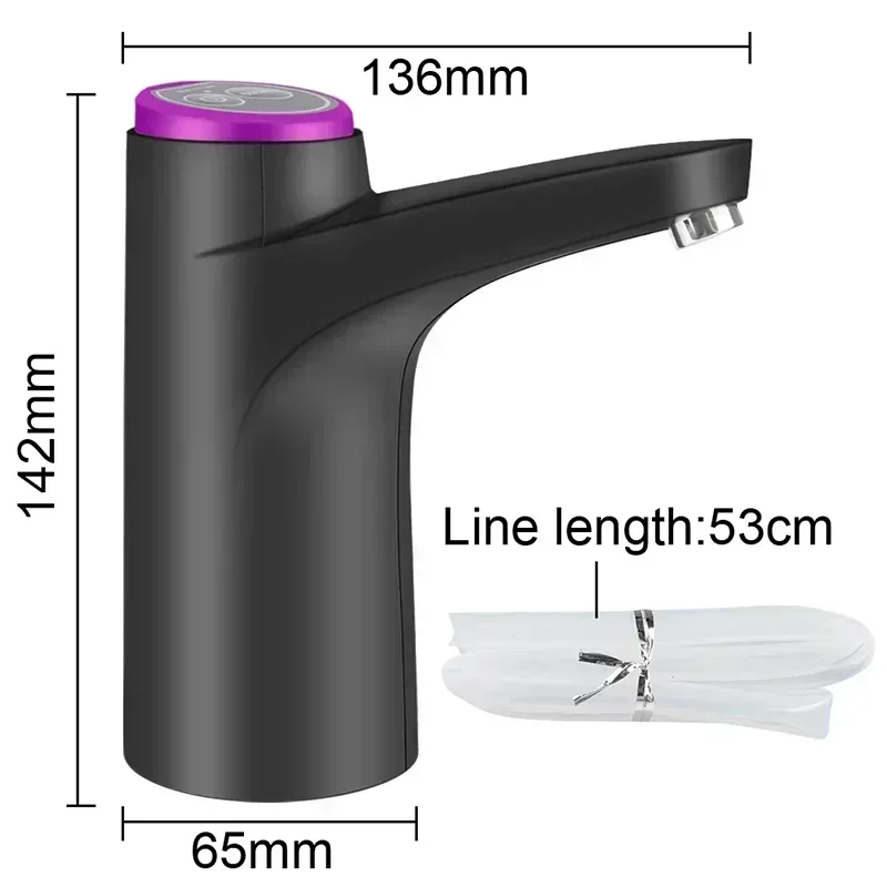 Touch Control Automatic Water Dispenser, Electric Water Pumps, USB Charging, Gallon Bottle Drinking Switch Button Dispenser thumbnail 2