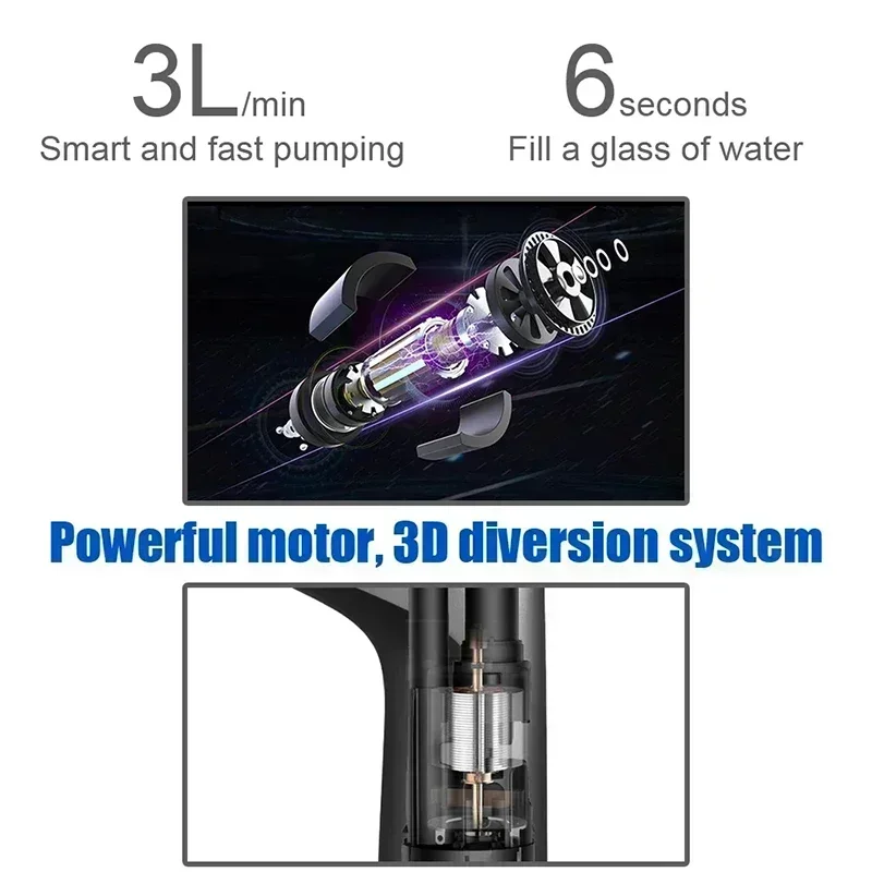 Touch Control Automatic Water Dispenser, Electric Water Pumps, USB Charging, Gallon Bottle Drinking Switch Button Dispenser thumbnail 3