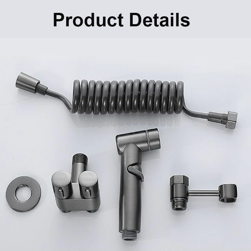 Toilet Cleaning Bidet Toilet Sprayer Set Cold Water Portable Bidet Toilet Accessories Handheld Bathroom Wash Anal Douche thumbnail 6