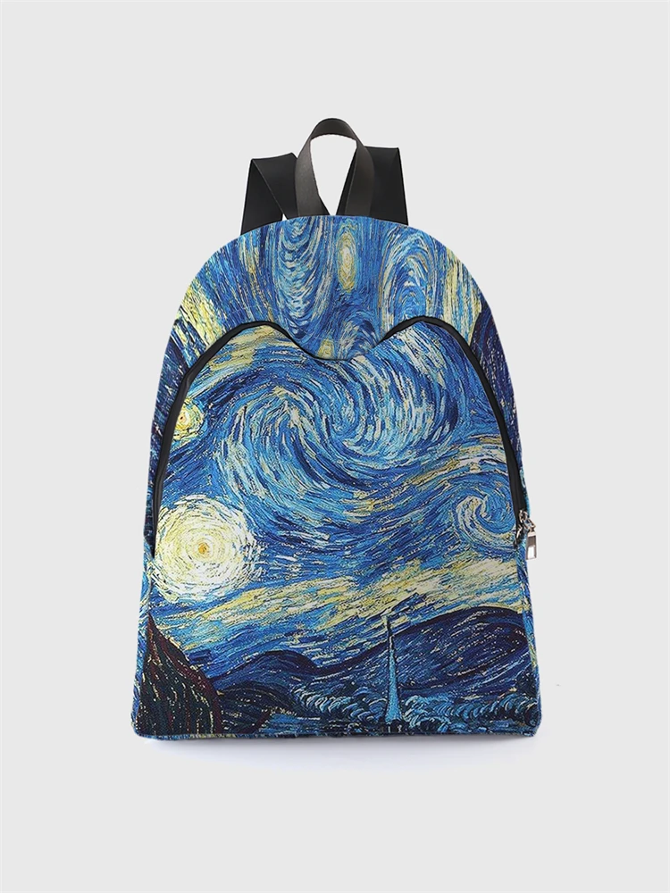 New Women's and Men's High Capacity College Backpack Trend Women's Laptop School Bag Cute Girl Travel Bag Cool thumbnail 3