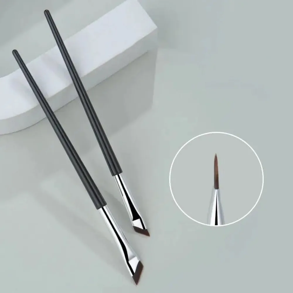 KSHBO Upgrade Blade Eyeliner Brush Ultra Thin Fine Angle Flat Eyebrow Brush Liner Brow Place Makeup Brush Precise Detail Tools thumbnail 4