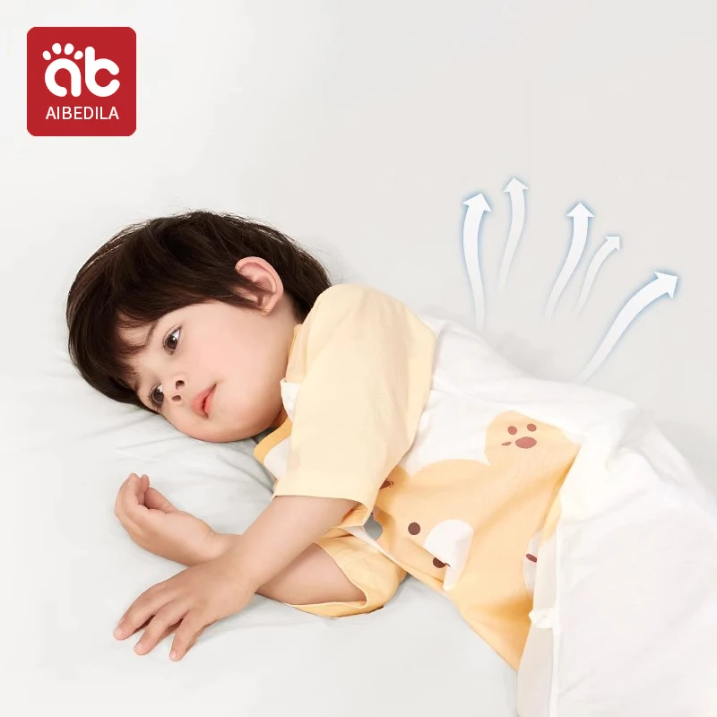 Summer Girl Boy Nightgown Cartoon Pajamas Dress for Kids Teenager Night Dress 3-10 Years Baby Nightdress Cute Children Clothing thumbnail 4