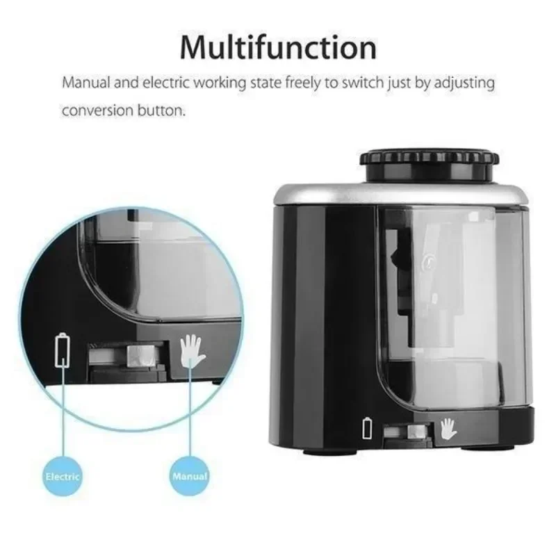 Electric Pencil Sharpener Automatic Touch Switch Pencil Sharpener School Office Classroom Stationary thumbnail 4