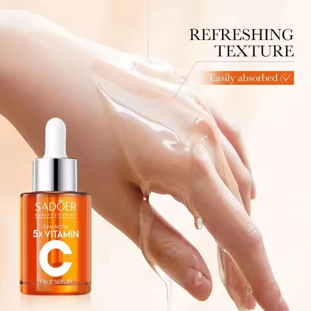 Vitamin C Skincare Series Collagen,hyaluronic Acid,glycerin 5 Fold Vitamin C Skincare Set Moisturizing Serum Face Care Set thumbnail 5