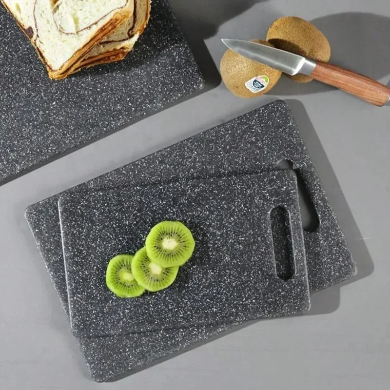 1PC Kitchen Cutting Board Marble Texture PP Antibacterial and Mildew Vegetable Cutting Board Dishwasher Safe Kitchen Gadgets