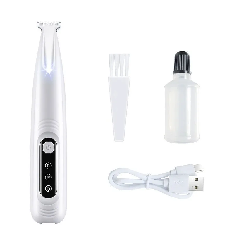 Upgrade Dog Paw Trimmer with LED Light Waterproof Portable Pet Hair Trimmer with Display Dog Clippers Grooming 18mm Widen Blade thumbnail 6