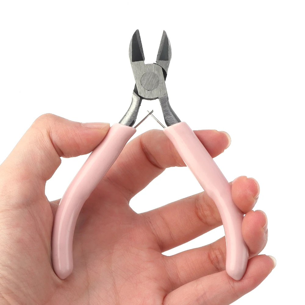 1pcs Stainless Steel Pliers Tools Set Pink Color Plier Needle Nose Pliers for DIY Jewelry Making Handcraft Beadwork Repair thumbnail 5