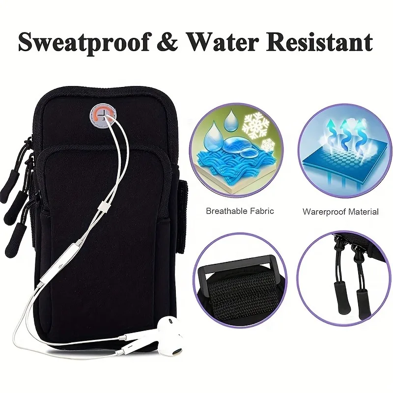 Sports Running Arm Bag for Mobile Phones Universal Arm Cover thumbnail 3
