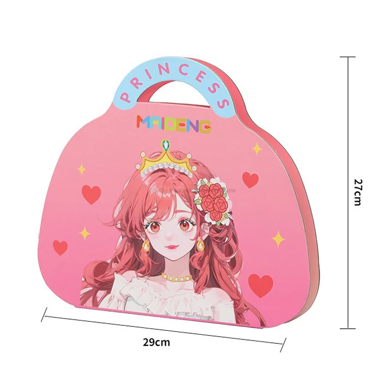 Makeup Set Kawaii Coloring DIY Princess Arts and Crafts Kids Girls Children Toy Book Lover Gifts Art Supplies thumbnail 6
