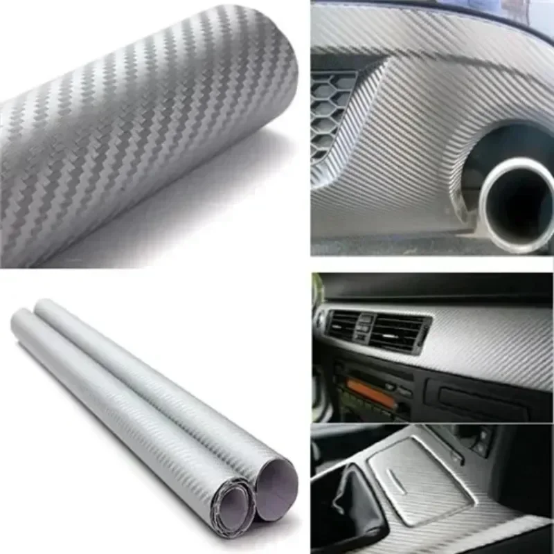 3D Red Carbon Fiber Vinyl Car Wrap Sheet Roll Film Car Stickers Decal Motorcycle Auto Styling Accessories Automobiles thumbnail 4