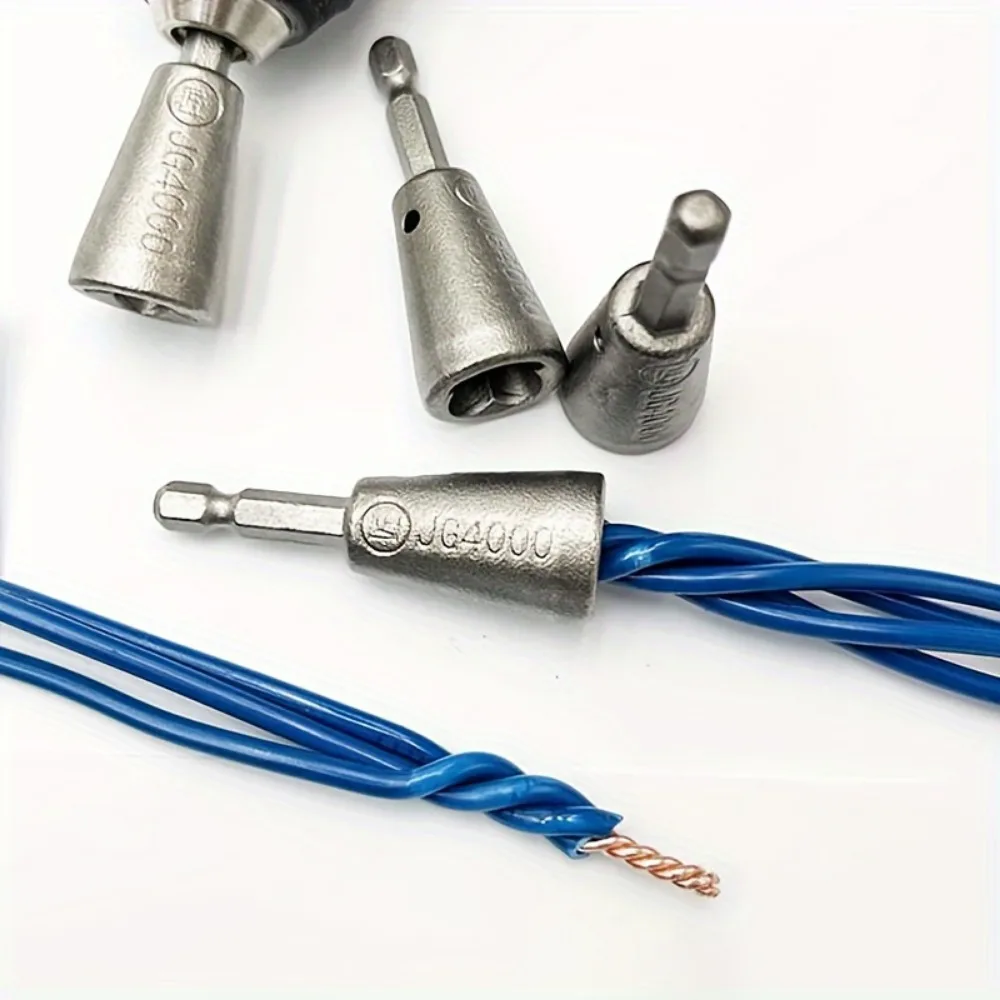 1PC Wire Twisting Tools Quickly Twister Electrician Artifact for Power Drill Drivers Twisted Connector Cable Device Multi-tool thumbnail 3