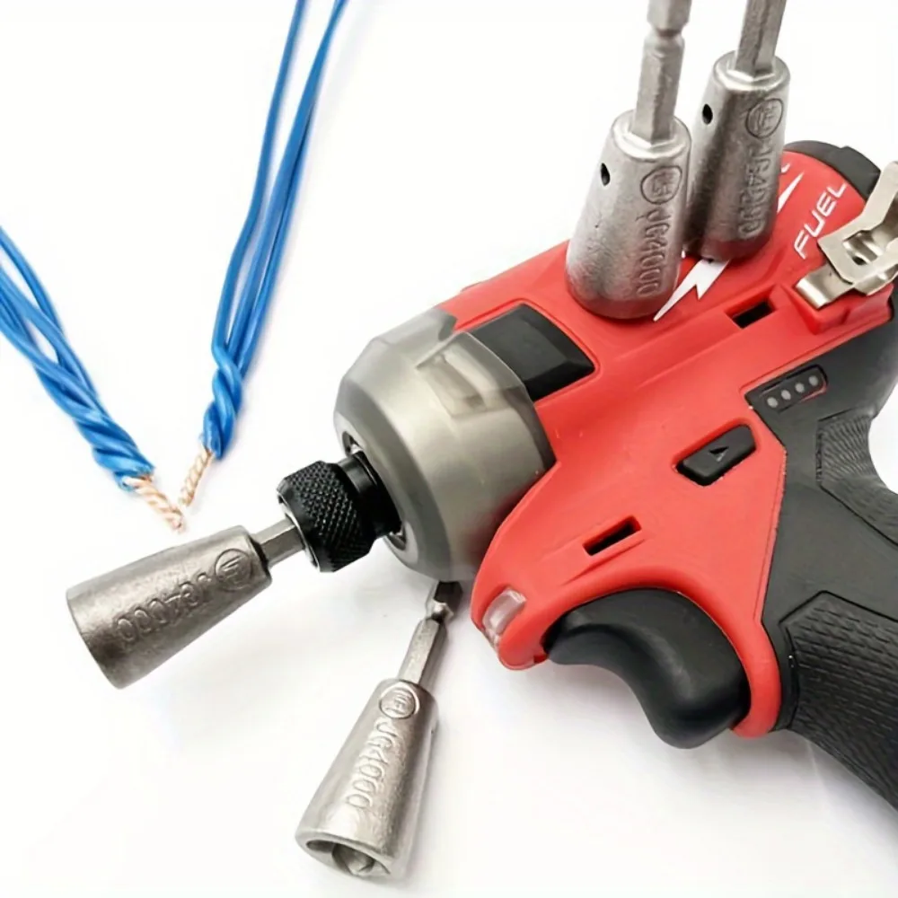 1PC Wire Twisting Tools Quickly Twister Electrician Artifact for Power Drill Drivers Twisted Connector Cable Device Multi-tool thumbnail 2