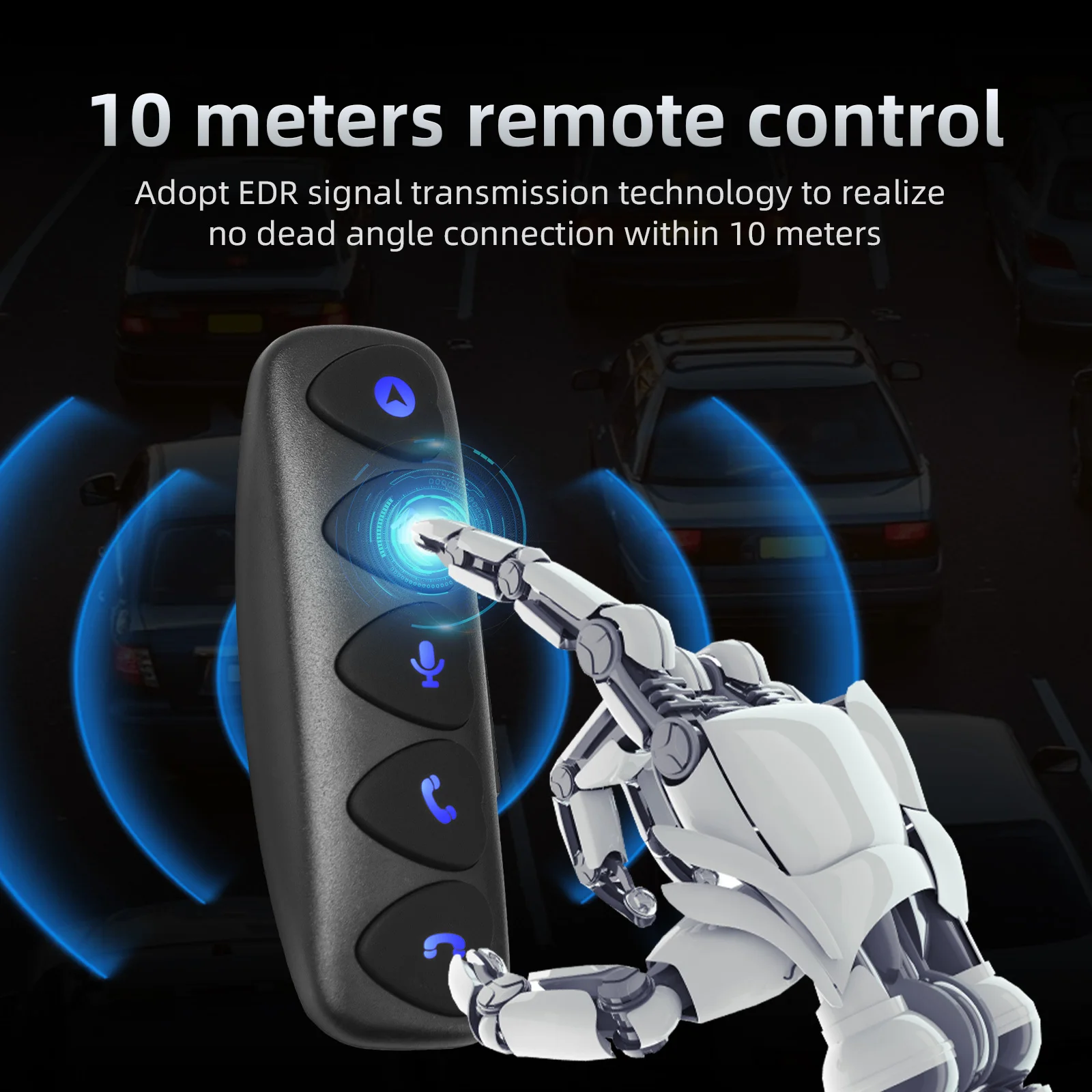 10 Keys Wireless Multi-function Remote Control Steering Wheel For Car Radio DVD GPS Multimedia Android Navigation Remote Control thumbnail 4