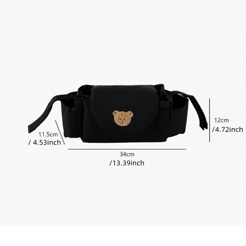 Baby Stroller Bag Pram Organizer Baby Accessories Cup Holder Newborn Trolley Portable Travel Car Bags for Carriages Universal thumbnail 6