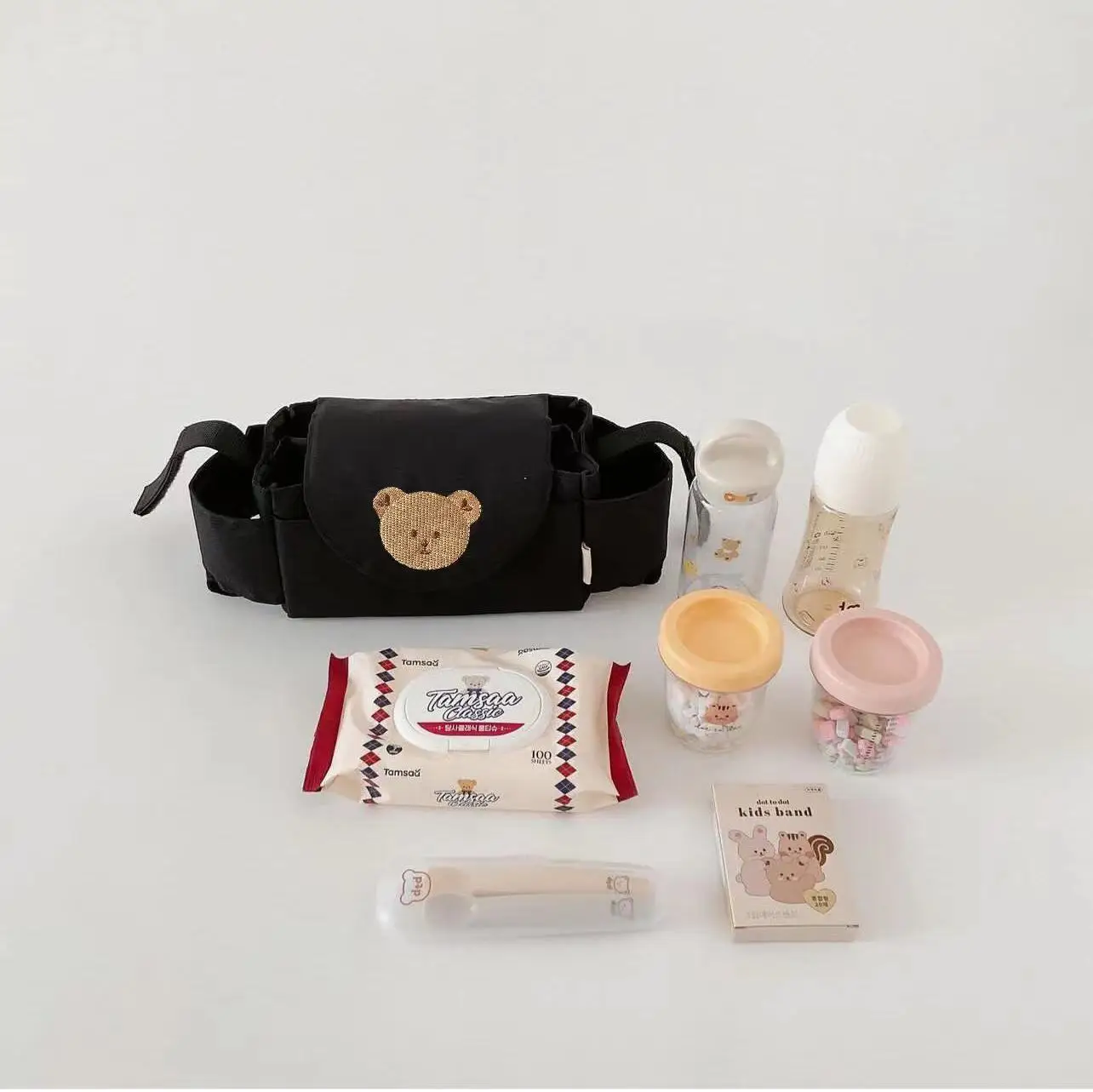 Baby Stroller Bag Pram Organizer Baby Accessories Cup Holder Newborn Trolley Portable Travel Car Bags for Carriages Universal thumbnail 5