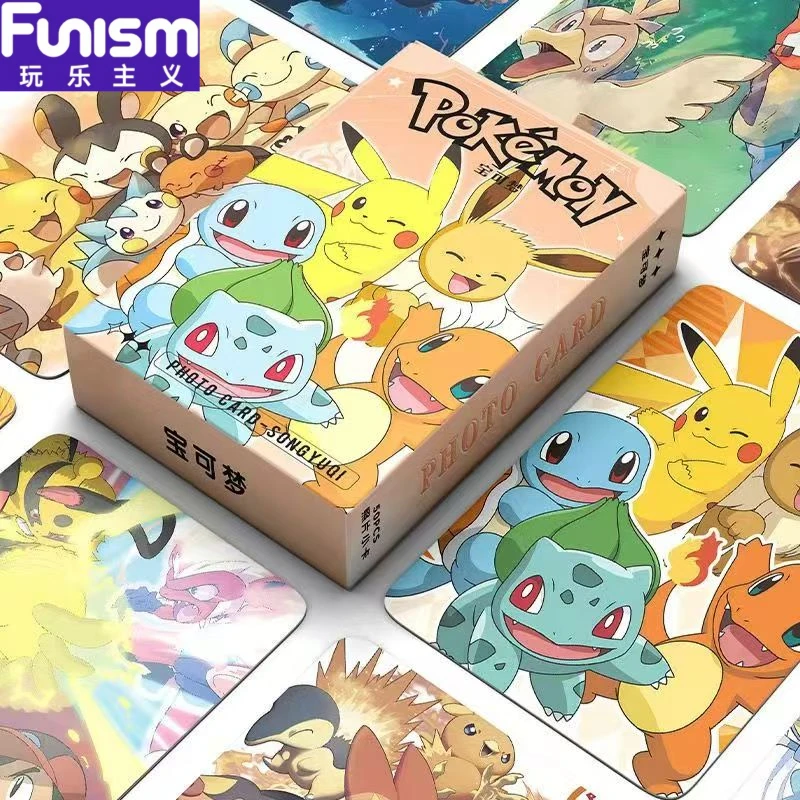 FUNISM 50-Pack Pikachu Anime Laser Card Game Funism Pokemon Laser Tag(The style will be updated.Please refer to the actual item) thumbnail 2