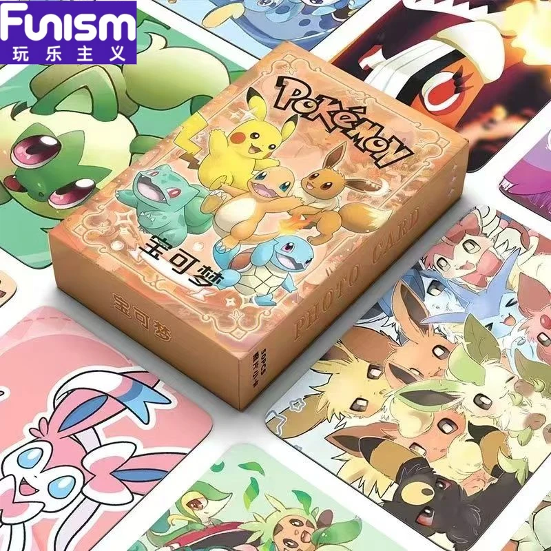 FUNISM 50-Pack Pikachu Anime Laser Card Game Funism Pokemon Laser Tag(The style will be updated.Please refer to the actual item) thumbnail 4