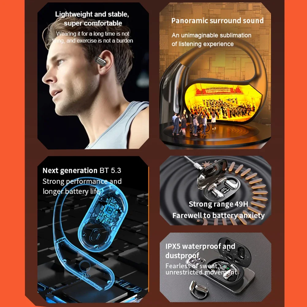 3-in-1 AI Translator Earbuds 144 Languages Noise Cancelling Bluetooth 5.3 Headset Instant Translator Smart Voice Real Time thumbnail 4