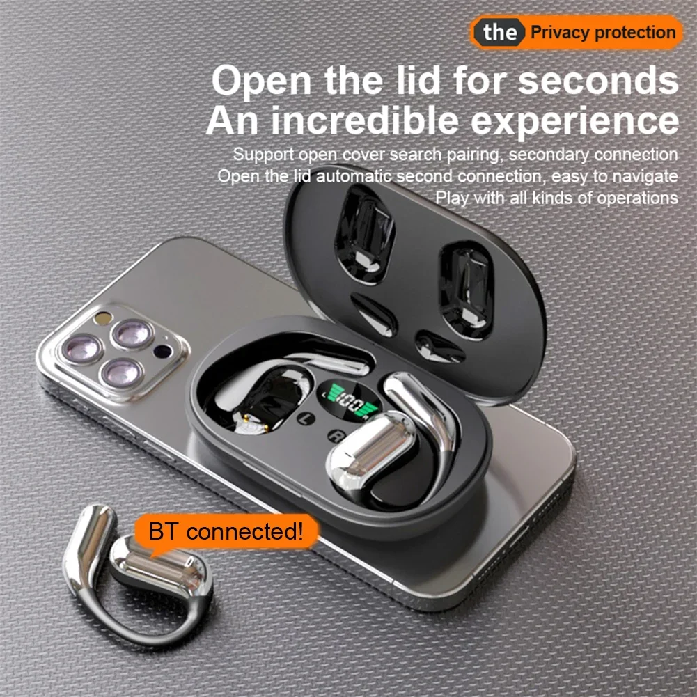 3-in-1 AI Translator Earbuds 144 Languages Noise Cancelling Bluetooth 5.3 Headset Instant Translator Smart Voice Real Time thumbnail 3