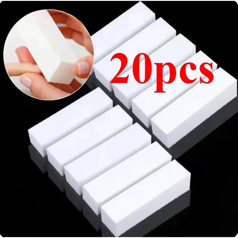 5 10 15 20 Pcs Nail Buffer File Polisher Block Manicure Pedicure Tools Sanding Sponge for Professional Nail Art Care and Shining