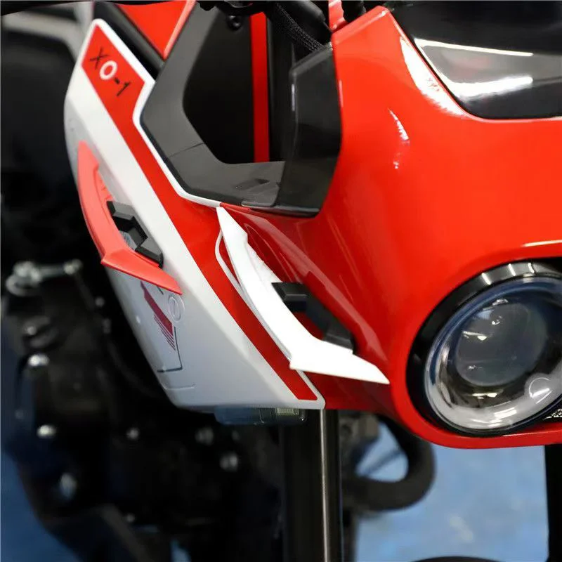 1 Pair Universal Motorcycle Winglet Aerodynamic Spoiler Dynamic Wing Decoration Sticker For Motorcycles E-bikes Scooters Etc thumbnail 5