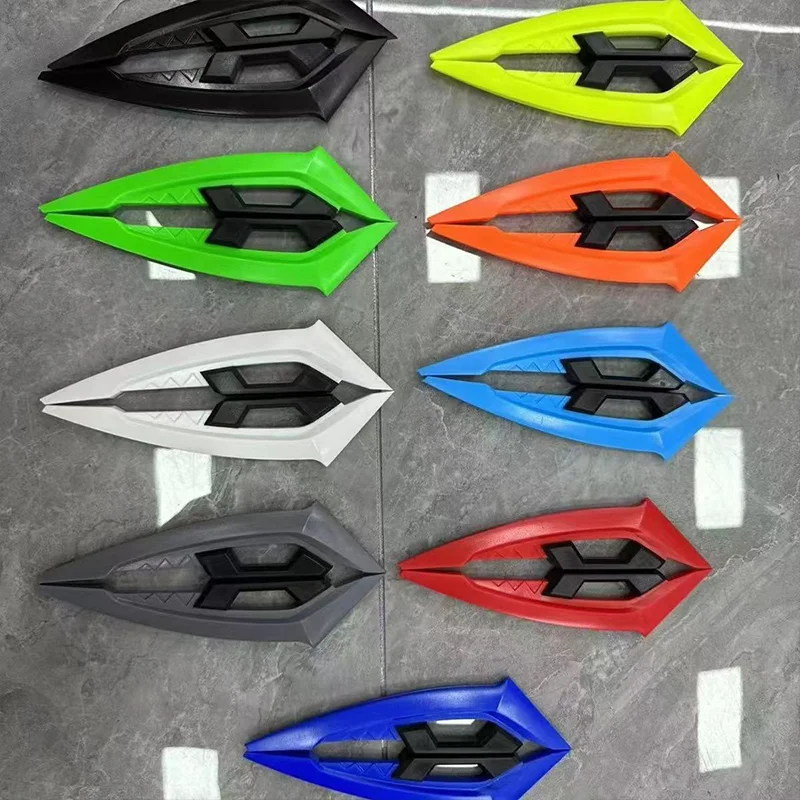 1 Pair Universal Motorcycle Winglet Aerodynamic Spoiler Dynamic Wing Decoration Sticker For Motorcycles E-bikes Scooters Etc thumbnail 2