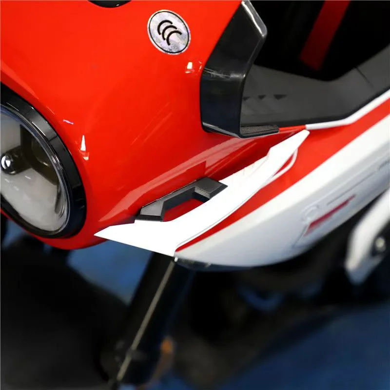 1 Pair Universal Motorcycle Winglet Aerodynamic Spoiler Dynamic Wing Decoration Sticker For Motorcycles E-bikes Scooters Etc thumbnail 4