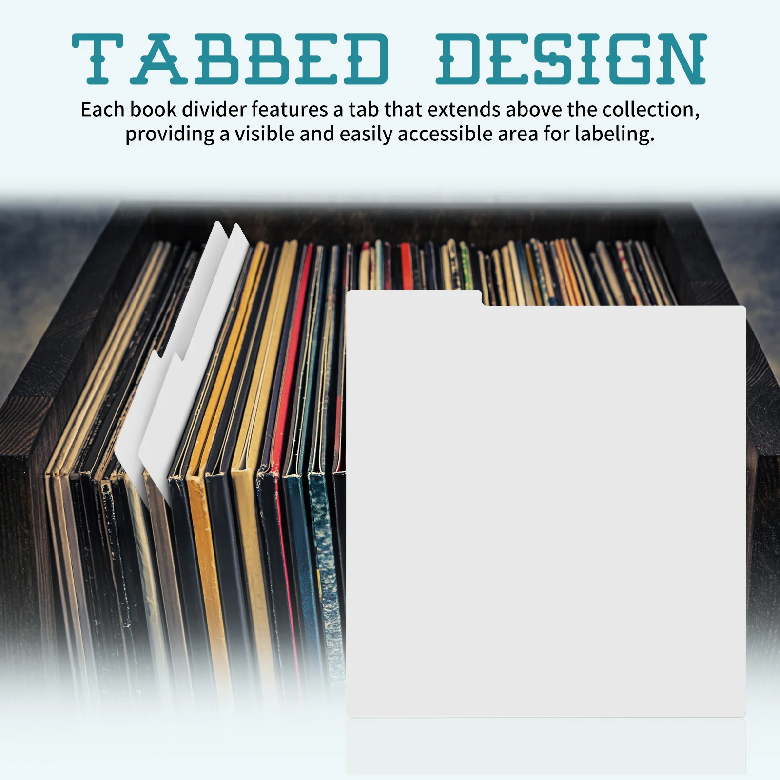 10pcs Vinyl Record Dividers Album Sorting Index Card  Book Dividers Album Storage Shelf Record Organizer Separators With Tabs  thumbnail 4