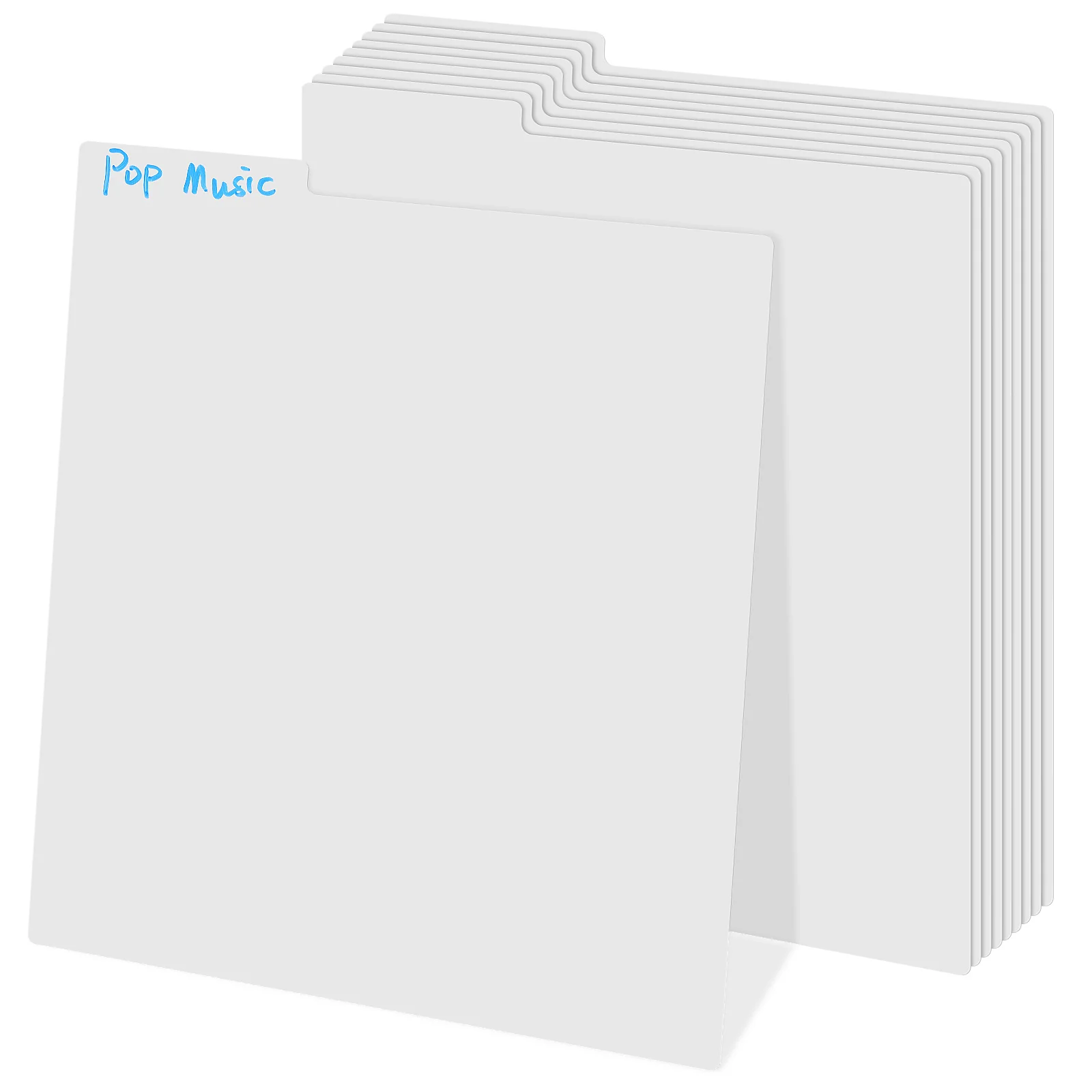 10pcs Vinyl Record Dividers Album Sorting Index Card  Book Dividers Album Storage Shelf Record Organizer Separators With Tabs  thumbnail 5