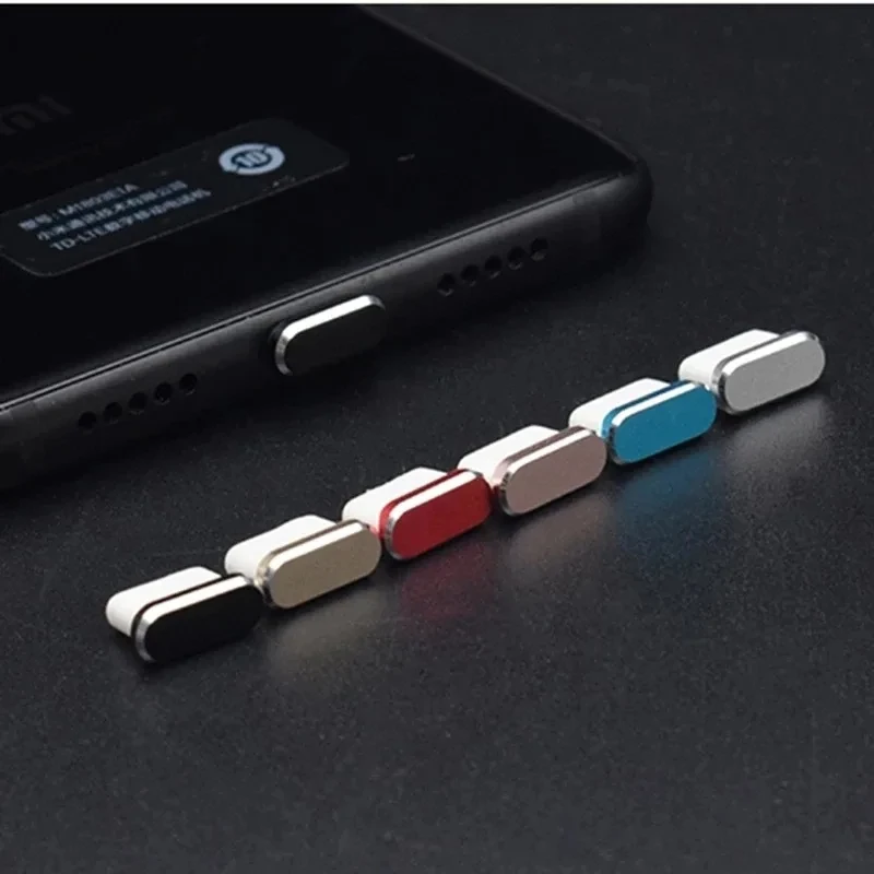 Metal Type C Dust Plugs Cellphone Anti-dust Protectors for Apple IPhone 15 Pro Max/15 Plus/15 Pro Samsung Dustplug thumbnail 5