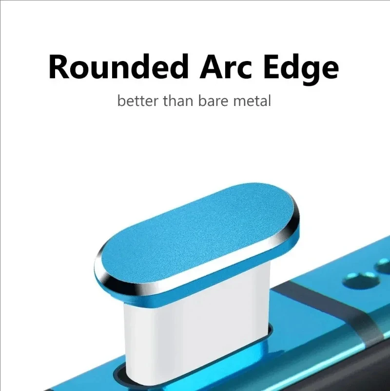 Metal Type C Dust Plugs Cellphone Anti-dust Protectors for Apple IPhone 15 Pro Max/15 Plus/15 Pro Samsung Dustplug thumbnail 6