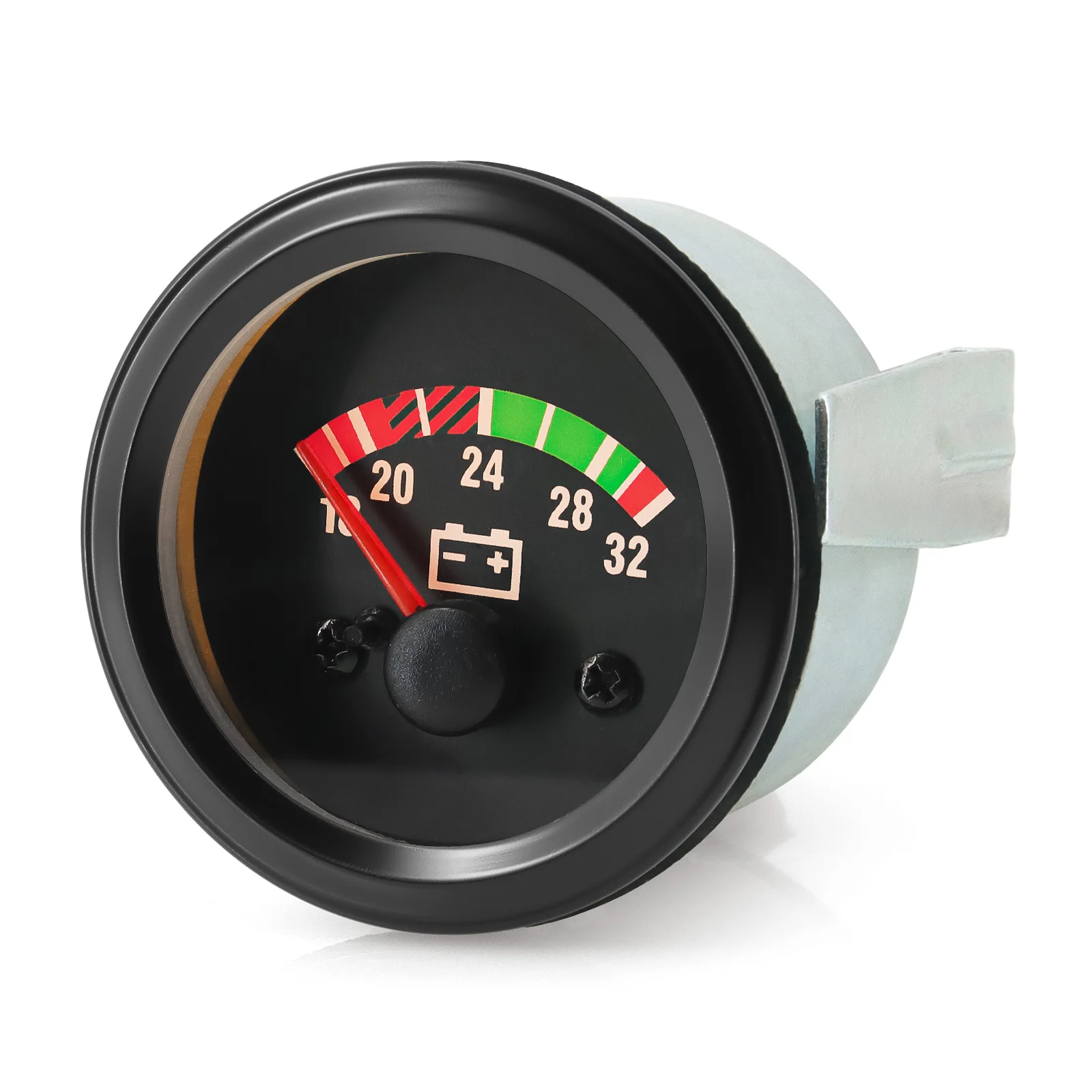 24V VDO Voltmeter 8-16V 18-32V for Diesel Car 10Bar Oil Press Meter Oil / Water Temp Gauge Indicator with Yellow Led Customized thumbnail 3