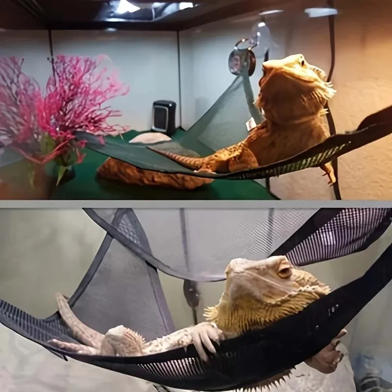 Reptile Hammock Terrarium Decoration For Lizard Birds Reptile Mats Pets Supplies thumbnail 2