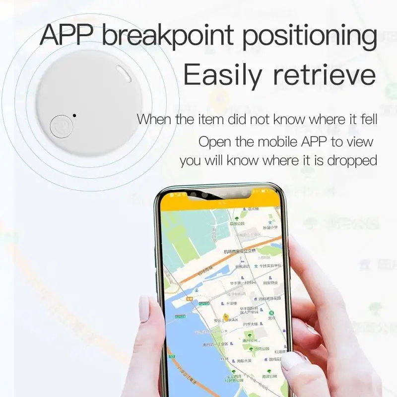 Mini GPS Tracking Device Tag Key Child Finder Dog Pet Tracker Location Bluetooth Tracker Smart Tracker Vehicle Anti-lost Device thumbnail 5