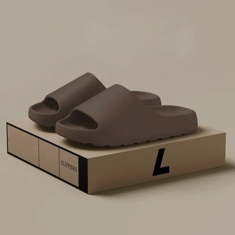2025 EVA Soft-soled Lightweight Home Casual Innovative Design Shoes Men Slippers High-quality Exclusive Brand Slides In stock thumbnail 3