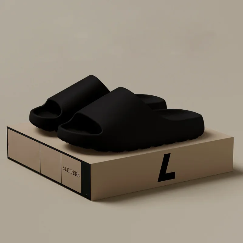 2025 EVA Soft-soled Lightweight Home Casual Innovative Design Shoes Men Slippers High-quality Exclusive Brand Slides In stock thumbnail 4