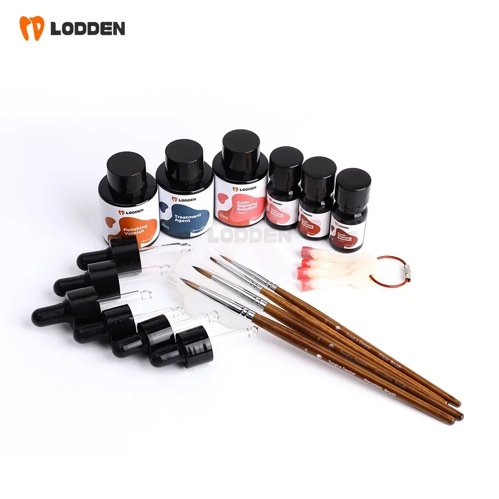 Dental Light Curing Simulated Gum Modification Tools Light-Cure Glaze Polymerized Ceramics PMMA Modeling For Bridge Lab thumbnail 4